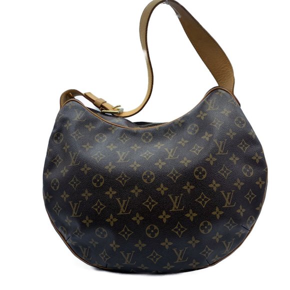 Authenticated Used Louis Vuitton LOUIS VUITTON Croissant GM Monogram  Shoulder Bag Brown Ladies 